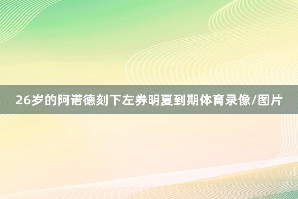 26岁的阿诺德刻下左券明夏到期体育录像/图片