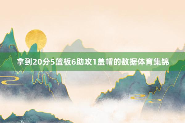 拿到20分5篮板6助攻1盖帽的数据体育集锦