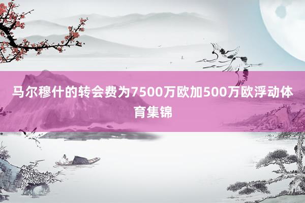 马尔穆什的转会费为7500万欧加500万欧浮动体育集锦