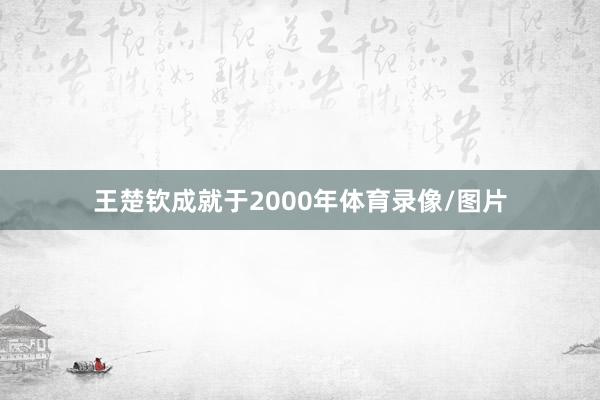 王楚钦成就于2000年体育录像/图片