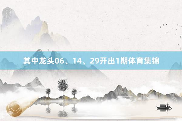 其中龙头06、14、29开出1期体育集锦